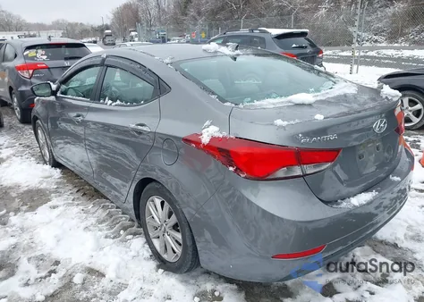 2014 Hyundai Elantra Se z USA, uszkodzony, nr VIN 5NPDH4AE6EH457689